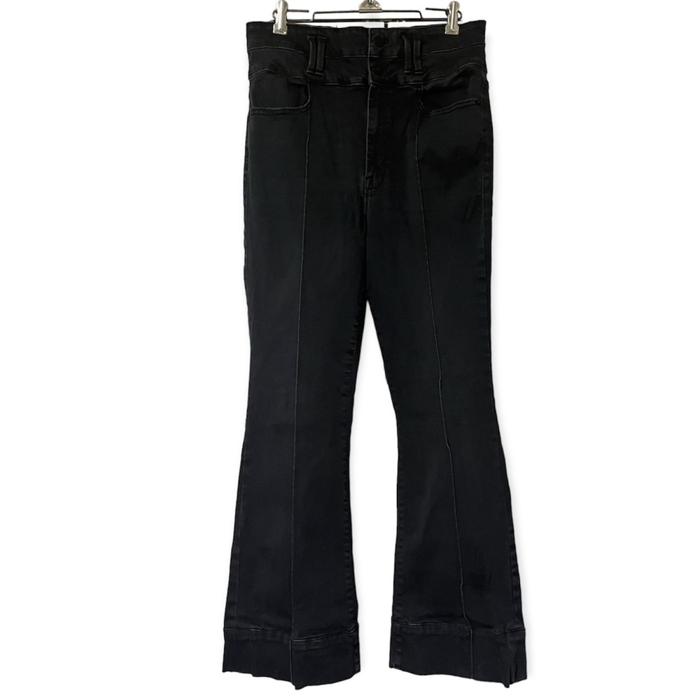 Frame jeans 32 EUC black flare high waisted women’s denim